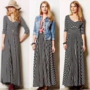 Anthropologie Striped Maxi Dress